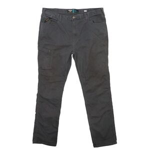 Ariat Rebar M7 Jeans Pants Slim Straight Leg 42 x 36 Charcoal Gray Cargo Work